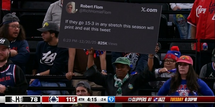 世界杯官方直播入口-👍有种！被快船&amp;哈登等众将点名的吃推特球迷 今日直播说到做到